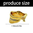 thumbnail image 5 of Sinyiin Intricate Leaf Engraved Rings Metal Comfortable Daily Accessory, 5 of 8