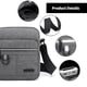 thumbnail image 5 of Bolso bandolera pequeño para hombre y mujer, resistente, ajustable, tipo bandolera, para viajes y deportes, 5 of 6