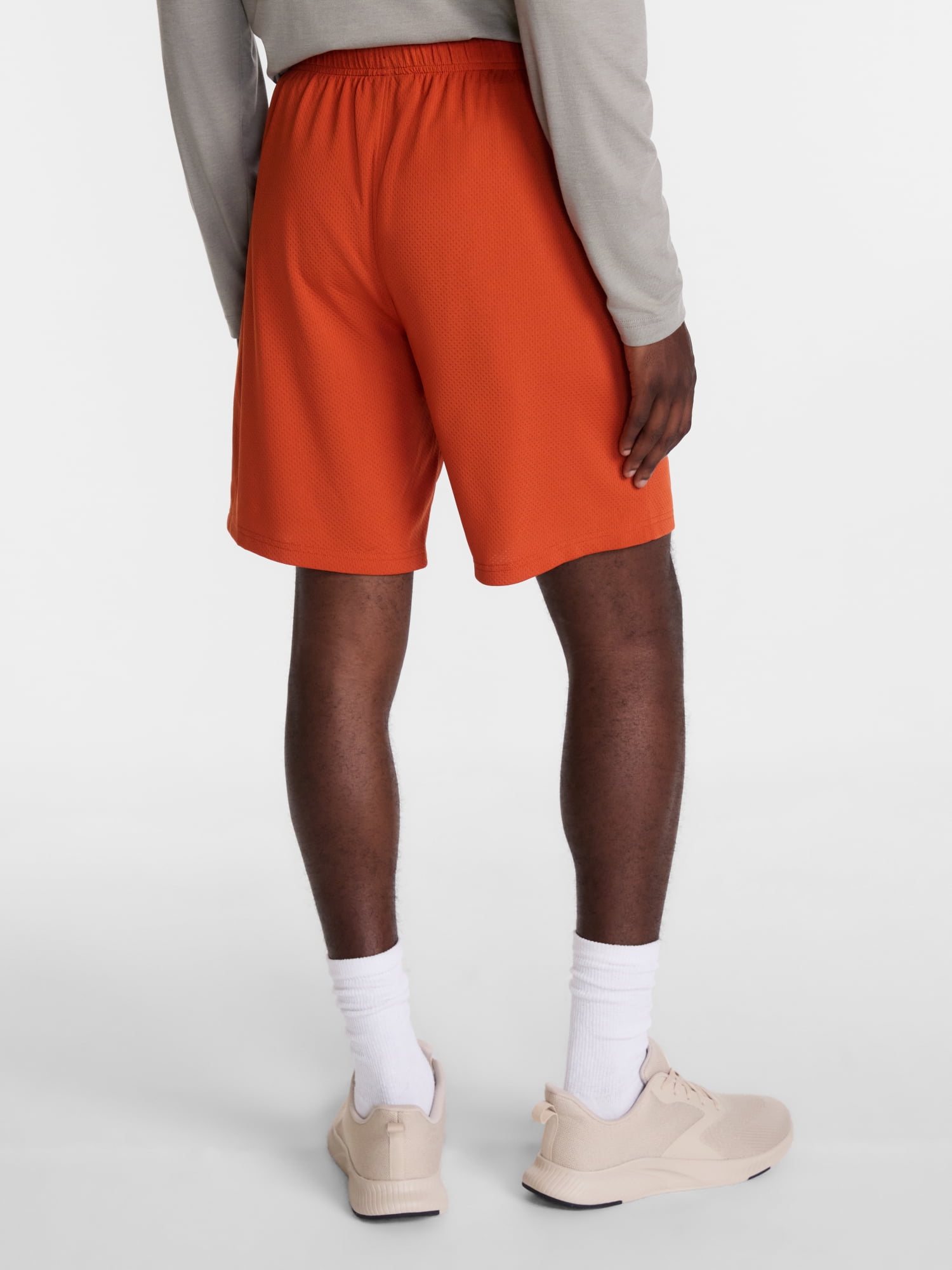 Athletic Works Men's and Big Men's Active Mesh Shorts, 9" Inseam, Sizes XS-5XB