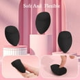 thumbnail image 3 of Makeup Sponges, 3-Pack Foundation Blending Beauty Sponge, Professional Beauty Makeup Set for Dry & Wet Use (Black)…, 3 of 5