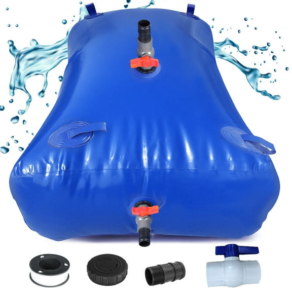 Happydeer Large Capacity Water Storage Bladder, 2000L Water Storage Tank, Water Bladder Tank, Foldable Water Storage Tank, Portable Rainwater Bag for Drought Resistance