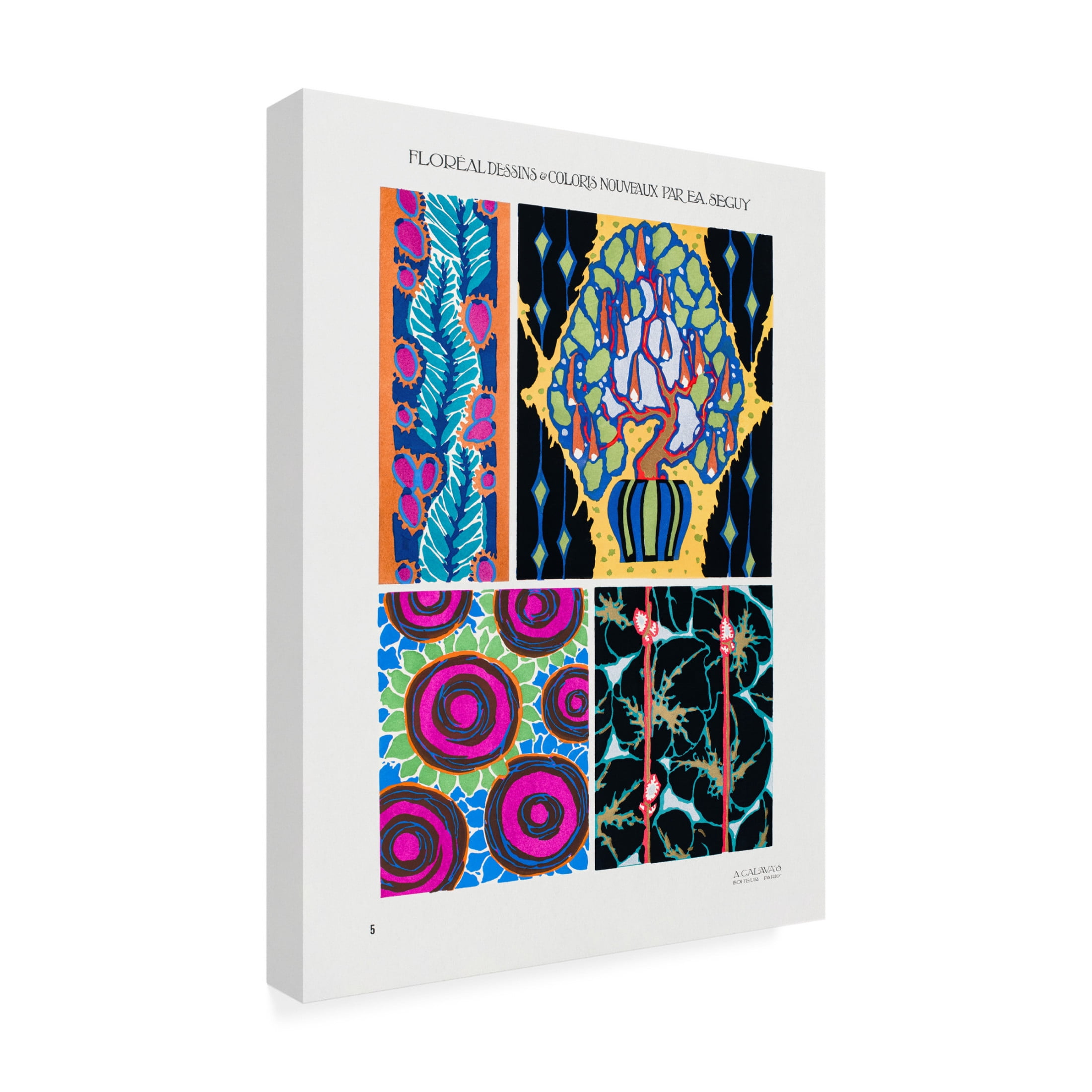 Trademark Fine Art Pictufy   Pattern 05 Canvas Wall Art