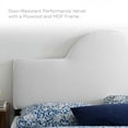 thumbnail image 4 of Modway Dawn Twin Performance Velvet Headboard in White, 4 of 7