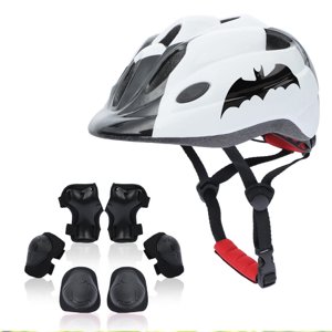 Atphfety Kids Bike Helmet Set with LED Light