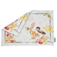 thumbnail image 5 of Vargottam Placemats- Placemat For Dining Table, Set Of 4- Printed & Reversible CottonNapkin-IndoorPlacematsFor Home & Kitchen Dining Table- Autumn Sparrow Watercolor (Gray & Yellow), 5 of 5