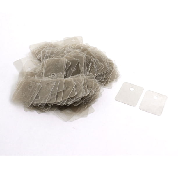300Pcs 18mmx22mmx0.09mm Hoja de Aislante de Mica Reemplazo