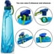 thumbnail image 3 of Collapsible Water Bottle of 3, Flexible Collapsible Reusable Water Bottles for Hiking, Adventures, Travel, 700ML., 3 of 5