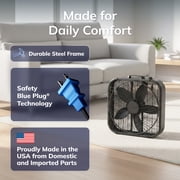Lasko Cool Colors 20 3-Speed Weather-Resistant Motor Box Fan B20301
