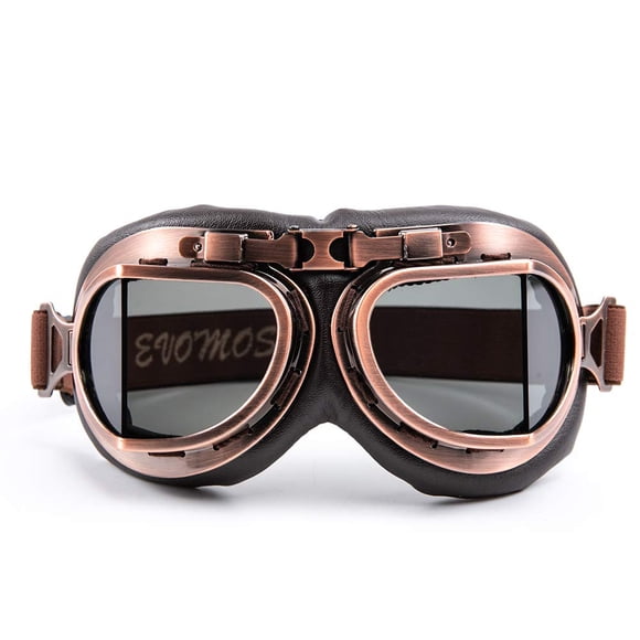 Gafas de moto evomosa Vintage Pilot Style Cruiser