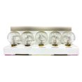 thumbnail image 3 of National Artcraft® Blinking Holiday Light Bulbs with a Golf Ball Style Design - CLEAR - (Pkg/10), 3 of 3