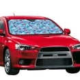 thumbnail image 2 of Kdxio Wls And Flowers Print Front Windshield Sun Shade,Folding Auto Sunshade for Car Truck SUV-Small, 2 of 5