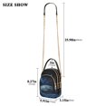 thumbnail image 2 of FORMRS Crossbody Bag for Women Quilted Travel Shoulder Cell Phone Purse with Chain Strap Handbag, Window Earth, 2 of 7