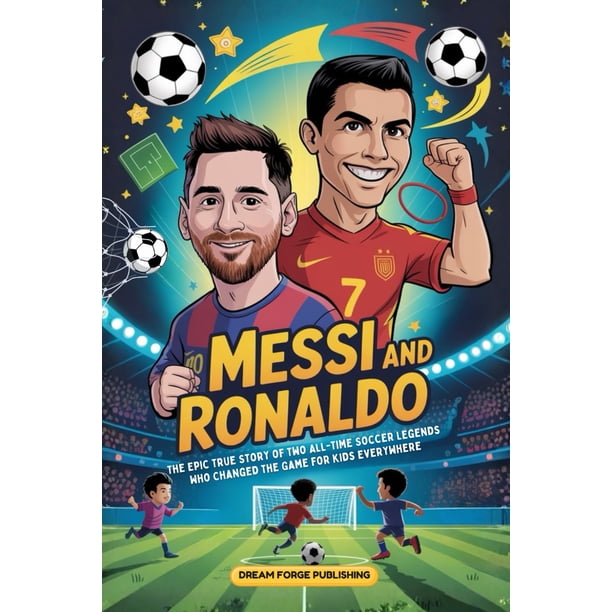 Libro de fútbol de Messi y Ronaldo publicado de forma independiente