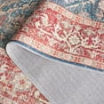 thumbnail image 5 of SAFAVIEH Arizona Fredrick Distressed Machine Washable Runner Rug, Blue Green/Rust, 2'6" x 8', 5 of 8
