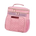 thumbnail image 4 of Bolsa de aseo grande, organizador de artículos de tocador, resistente al agua, bolsas de ducha, bolsa de almacenamiento, bolsas de baño, de maquillaje Rosa, 4 of 10