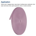 thumbnail image 5 of Uxcell Nylon Webbing Strap Flat 3/8" 50 Yards for DIY Luggage rack Pale Purple, 5 of 7