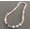 Silver Connection Buckle, variant on Natural Freshwater Thread Pearl Irregular Shaped Necklace