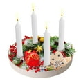 thumbnail image 5 of Luoshdecor Modern Metal Round Holder,Magnetic Candle Tray Boho Candle Holder for Taper Candles, Halloween Christmas Table Decor 9in, 5 of 9