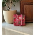 thumbnail image 2 of Craft Lovers Women Handblock Lightweight Travel Bag Purse Cotton Shoulder Tote Bag For Shopping Grocery & Beach Bag, 2 of 3