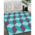 thumbnail image 2 of Ahgly Company Indoor Rectangle Patterned French Lilac Purple Area Rugs, 2' x 3', 2 of 6