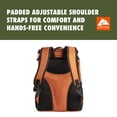 thumbnail image 6 of Ozark Trail 20-Can 15 qt Soft-Sided Cooler Backpack, Brown, 6 of 16