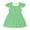 Green, variant on CAIXAI Girl Dresses Vacation Dresses Flutter Sleeve Girls Flutter Sleeve Solid Dress for Toddler Casual Wear Party School and Play Outfit