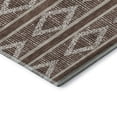 thumbnail image 3 of Addison Rugs Mayfield Premium Machine Washable Transitional Geometric Brown Rectangle Rug, 3' x 5', 3 of 6