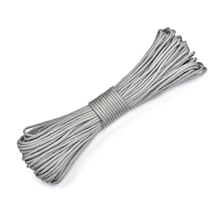 

550Lbs Diameter 4mm 9 Core Braided Nylon Umbrella Rope for Outdoor Camping Clothesline (Grey)
