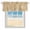 Brown, variant on Vintage Turquoise Starfish Kitchen Valances for Windows 60x18 Inch Kitchen Curtains Valances Rod Pocket Summer Coastal Beach Marine Bathroom Window Valances for Window Treatment Decor