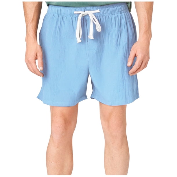 Pantalones Cortos Casuales para Hombre, Bolsillo de Color Sólido, Cortos Elásticos de Cintura con Cordón de Algodón