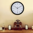 thumbnail image 6 of Kokovifyves Outdoor Waterproof Clock with Hygrometer Wall Clock, Outdoor Wall Clock 12 Inch, Outdoor Clock for Patio, Rainproof Waterproof 12In, 6 of 7