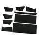 thumbnail image 5 of 9pcs / set Monedero Patrón PU Cuero Material de Negro Sunnimix Patrón de monedero de billetera de bricolaje, 5 of 8