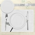 thumbnail image 3 of Ambesonne White Place Mats Set of 4, Tree Flying Birds, Standard Size, Black White, 3 of 6
