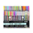 thumbnail image 1 of 48 Colors (No Duplicates) G-el Pens Set Kit 1mm Pen L-ead for Drawing A-dult Coloring, 1 of 8