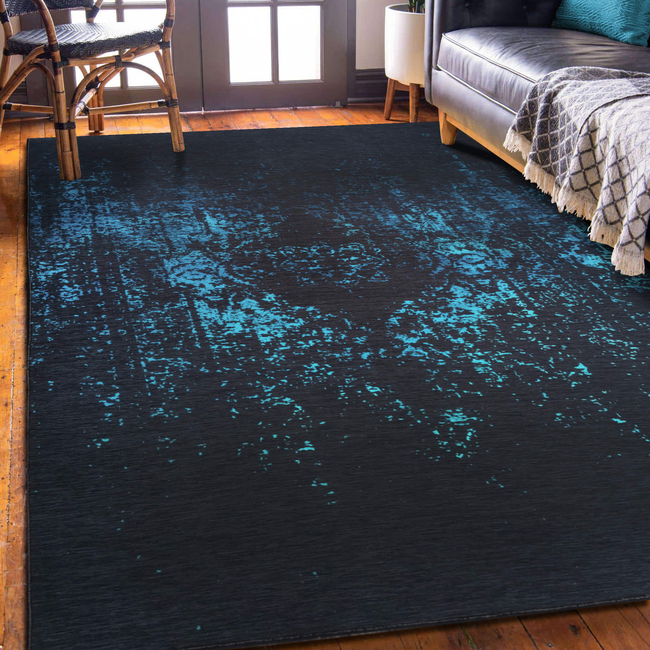 Vernal Machine Washable Non Slip Area Rug For Living room, Bedroom