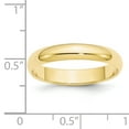 thumbnail image 3 of 10K Yellow Gold 4mm Half Round Band Ring Size 6.5, 3 of 7