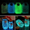 thumbnail image 3 of Fluorescent Sand Wish Bottle DIY Luminous Powder Resin Particle luminous sand Glow In The Dark Sand, Orange, 3 of 9
