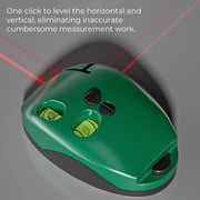 Self-Leveling Cross Line Laser Level, High-Accuracy Horizontal and Vertical Infrared Line Tool for 20M Range, Construction and DIY Projects Leveling Tool with Right Angle Bubble
