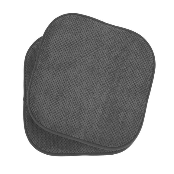2 Pack: GoodGram Non Slip Ultra Comfort Memory Foam Chair Pads - Charcoal