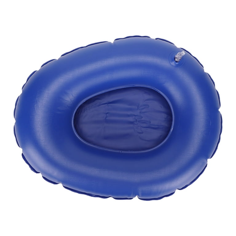  Inflatable Seat Cushion, avoid Bed Sores Portable Wheelchair  Air Cushion Breathable Inflatable Chair Pad for Elderly Airplane Seat  Cushion Blue : Everything Else