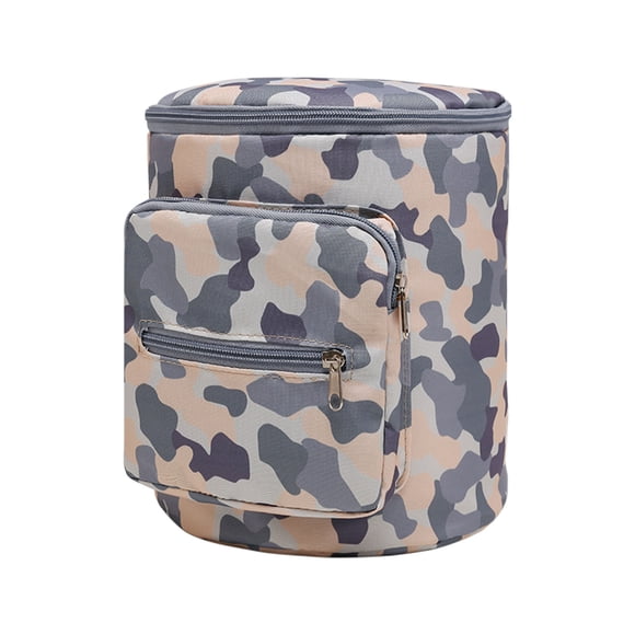 Chmadoxn Malles de Rangement, Organisateurs de Garde-Robe et Rangement, Sac Cylindrique pour Poussette, Poussette, Sac de Rangement à la Mode, Grande Capacité, Sac de Rangement, Sac Suspendu, Sac de Rangement Sacs de Rangement
