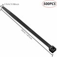 thumbnail image 2 of Electrical Cable Ties 200 x 2.5 mm Self-Locking Nylon Plastic Cable Ties Black 500 Pieces, 2 of 3