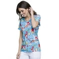 thumbnail image 7 of Tooniforms Women Scrubs Top, V-Neck, TF633, S, Part-time Mermaid, 7 of 7