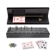 thumbnail image 1 of Set de juego de mesa Cribbage WE Games Wooden con almacenamiento para 3 jugadores, 1 of 9