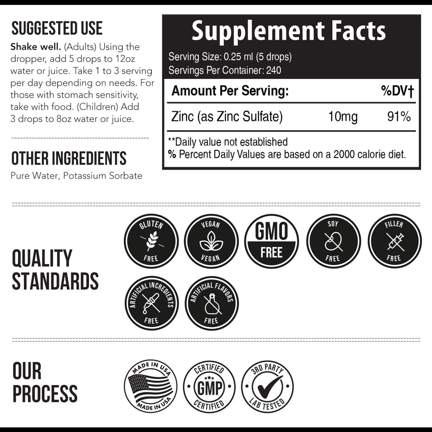 Triquetra Health Ionic Zinc Liquid Supplement