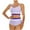 Purple-1, variant on Dianli Swimsuit for Women Tankini Swimsuit Two Piece Flowy Swimdress Bathing Suits with Shorts