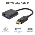 thumbnail image 4 of Display Port to VGA Cable Adapter Converter Video HDTV Desktop-L-new. L7L5, 4 of 4