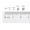 thumbnail image 4 of Uxcell Boules de Roulement Métriques en Acier Inoxydable 304 G100 Boules de Précision Matériel 1mm/0.04, 4 of 6
