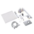 thumbnail image 1 of NPT Shower Combo Set Wall Mounted Shower System with Mixing Valve Bathroom Copper Shower Kit, 1 of 12