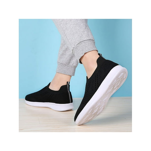 Woobling Mens Sneakers Hollow Out Casual Shoe Slip On Flats